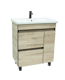 Тумба напольная ViMark GEO ТИМБЕР 70 КРОМБЕРГ с умывальником COMO 70