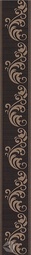 Бордюр для настенной плитки Kerama Marazzi Версаль коричневый 7,2*60 см AD\B398\11129R