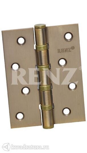 Петля дверная Renz 100- 4BB FH CF стальная 100*75*2,5 CF кофе