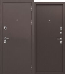 Дверь входная металлическая Е-Трейд 10 см Медный антик - Медный антик