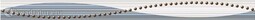 Бордюр для настенной плитки Нефрит-Керамика Меланж голубой 4*50 см 47-03-61-440