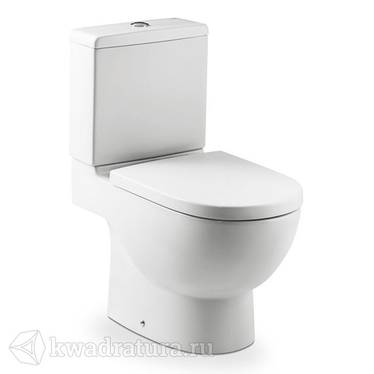 Унитаз-компакт Roca Meridian-N с микролифтом 342247000+341240000+8012AC004