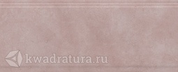 Бордюр для настенной плитки Kerama Marazzi Марсо розовый обрезной BDA014R 12*30 см