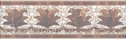 Бордюр для настенной плитки Kerama Marazzi Пантеон лаппатированный 7,7*25 см HGDA2326000L
