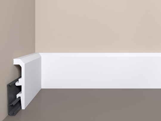 Плинтус BelloDeco П22 90-20 с монтажной планкой