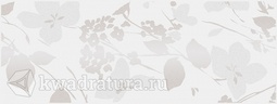 Декор для настенной плитки Kerama Marazzi Вилланелла цветы белый MLDA6715000 15*40 см