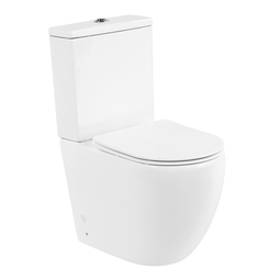Унитаз-компакт BelBagno Amanda BB051CPR безободковый, крышка BB051SC с микролифтом, бачок BB051T