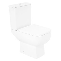 Унитаз-компакт BelBagno Aurora BB8604CPR/SC безободковый, с микролифтом, бачок BB8604T, сиденье BB8604SC