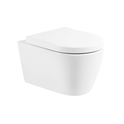 Унитаз подвесной BelBagno Marino BB105CHR безободковый, крышка BB105SC с микролифтом
