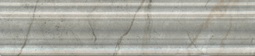 Бордюр для настенной плитки Kerama Marazzi Кантата BLE025 серый светлый глянцевый 25*5,5 см