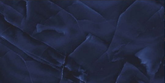 Керамогранит ZM Бочи Оникс Саян / Buchy Onyx Cyan голубой глянецевый 60*120 см