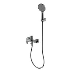 Смеситель для ванны и душа AQUAME Asti AQM6412GM серый матовый