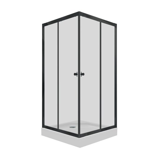 Душевое ограждение Triton Вента-Блэк 100*100 см (с поддоном) Щ0000054463