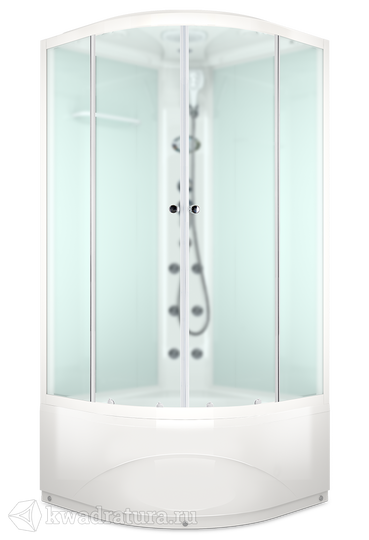 Душевая кабина DOMANI-Spa Delight Slim 110 high DS01DS110HWM10 100*100 см
