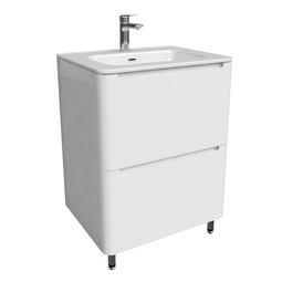 Тумба с умывальником, Iddis напольная, 60 см, белая, Edifice, EDI60WFi95K