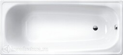 Стальная ванна White wave Italica (без ручек) эмаль 170*75 см