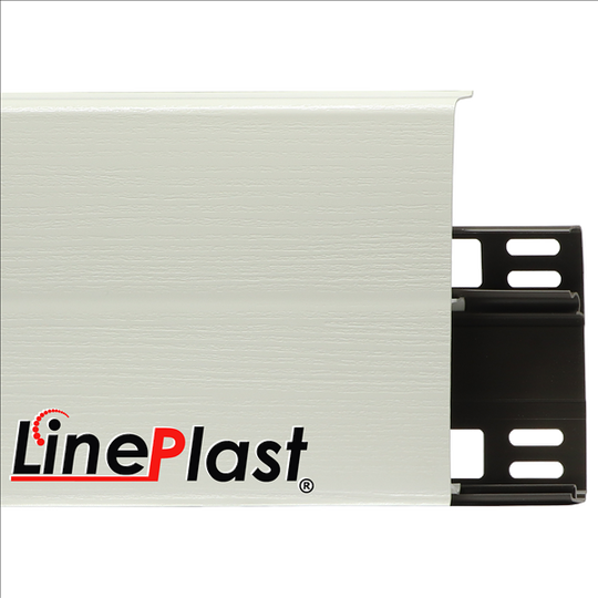 Плинтус Line Plast 100 мм Белый глянец LB002