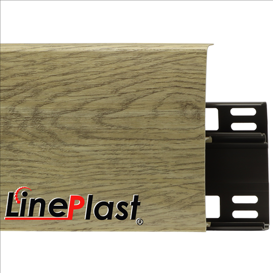 Плинтус Line Plast 100 мм Кипарис LB009 КОМПЛЕКТ