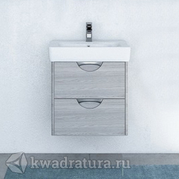 Тумба подвесная Aquaton Сильва 60 дуб фьорд с раковиной Нео 1A211801SIW60