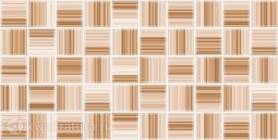 Декор для настенной плитки Нефрит-Керамика Меланж бежевая мозаика  50*25 см 10-30-11-440