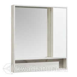 Зеркальный шкаф Aquaton Флай 80 белый/дуб крафт 1A237702FAX10