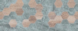 Настенная плитка AZORI Calacatta Ivori Forma 20,1*50,5 см