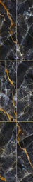 Стеновая панель ПВХ ПанельПласт Obsidian Marble (по 2 шт)