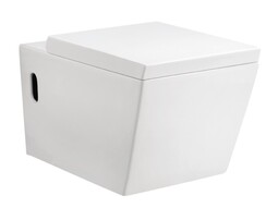 Унитаз подвесной Piano Ceramic PC-020, сиденье дюропласт, микролифт, 555*355*365, белый