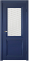 Межкомнатная дверь Uberture Salutto ПДО 501 синяя