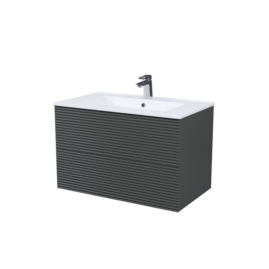 Тумба подвесная Iddis Bild 80 см темно-серая BIL80G0i95K