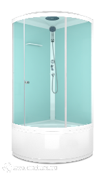 Душевая кабина DOMANI-Spa Simple high DS01Sm99HWM00 С КРЫШЕЙ 90*90 см