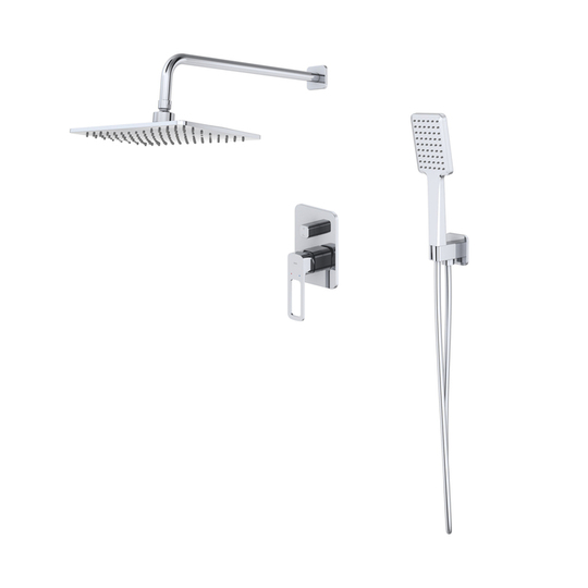 Встраиваемая душевая система Iddis Slide с тропическим и ручным душем , хром, SLISB02i67