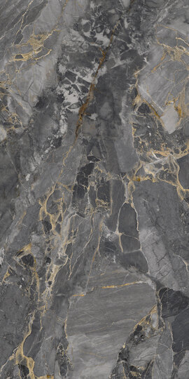 Керамогранит Global Tile Stonela черный 120*60 см GT1206018005MCR