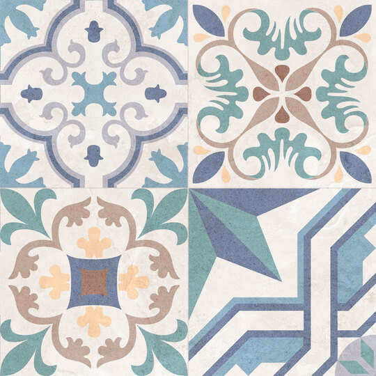 Керамогранит Global Tile Топаз / Topaz синий 41,2*41,2 см GT235VG