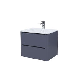 Тумба подвесная Iddis Edifice 60 см темно-серая с умывальником EDI60D0i95K