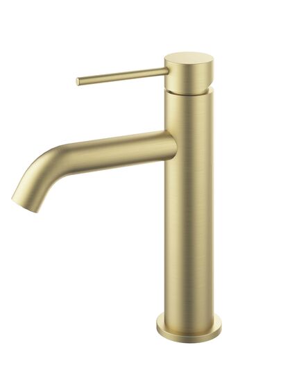 Смеситель для раковины Vincea City VBF-2C1BG брашированное золото