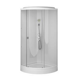 Душевая кабина AM.PM X-Joy, 90*90 см, стекло прозрачное, профиль белый W88C-301-090WT64