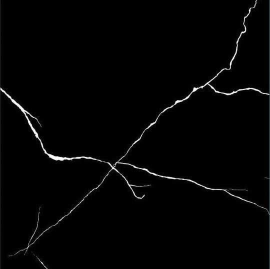 Керамогранит ZM Graffito Black черный глянцевый HIGH GLOSSY 60*60 см