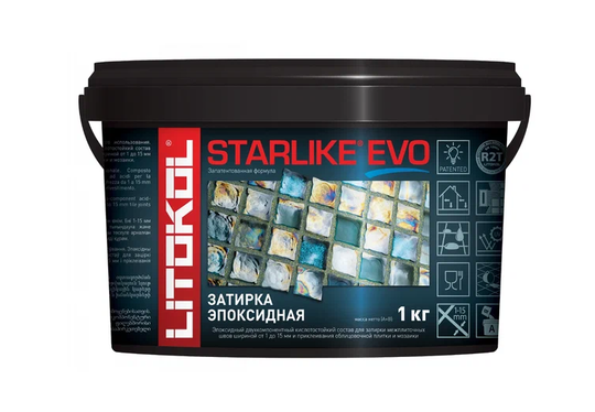 LITOKOL STARLIKE EVO Эпоксидная затирочная смесь 1 кг