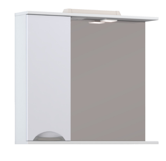 Шкаф навесной Vigo Callao 80 с зеркалом левое со спотом